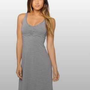 Prana Rebecca Striped Strappy Back Midi Sundress
